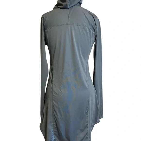 Wave Life Blue Hooded SPF 50 long sleeve tunic length medium - Picture 2 of 9
